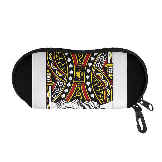 King Of Spades Playing Card Print Glasses Case