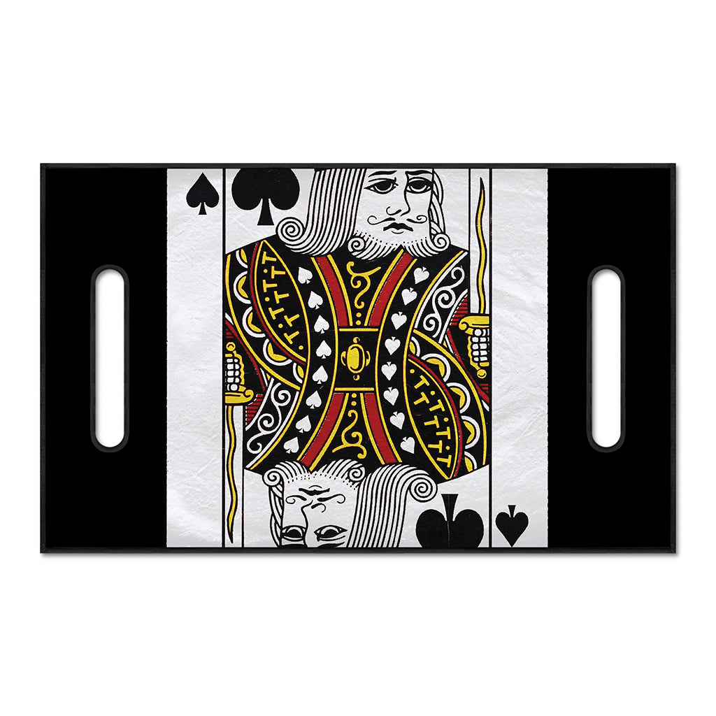 King Of Spades Playing Card Print Golf Cart Seat Cover
