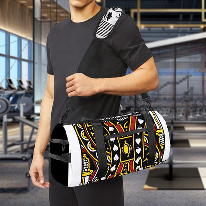 King Of Spades Playing Card Print Gym Bag