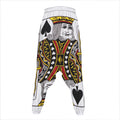 King Of Spades Playing Card Print Hammer Pants