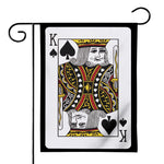 King Of Spades Playing Card Print House Flag