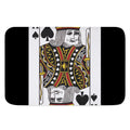 King Of Spades Playing Card Print Indoor Door Mat