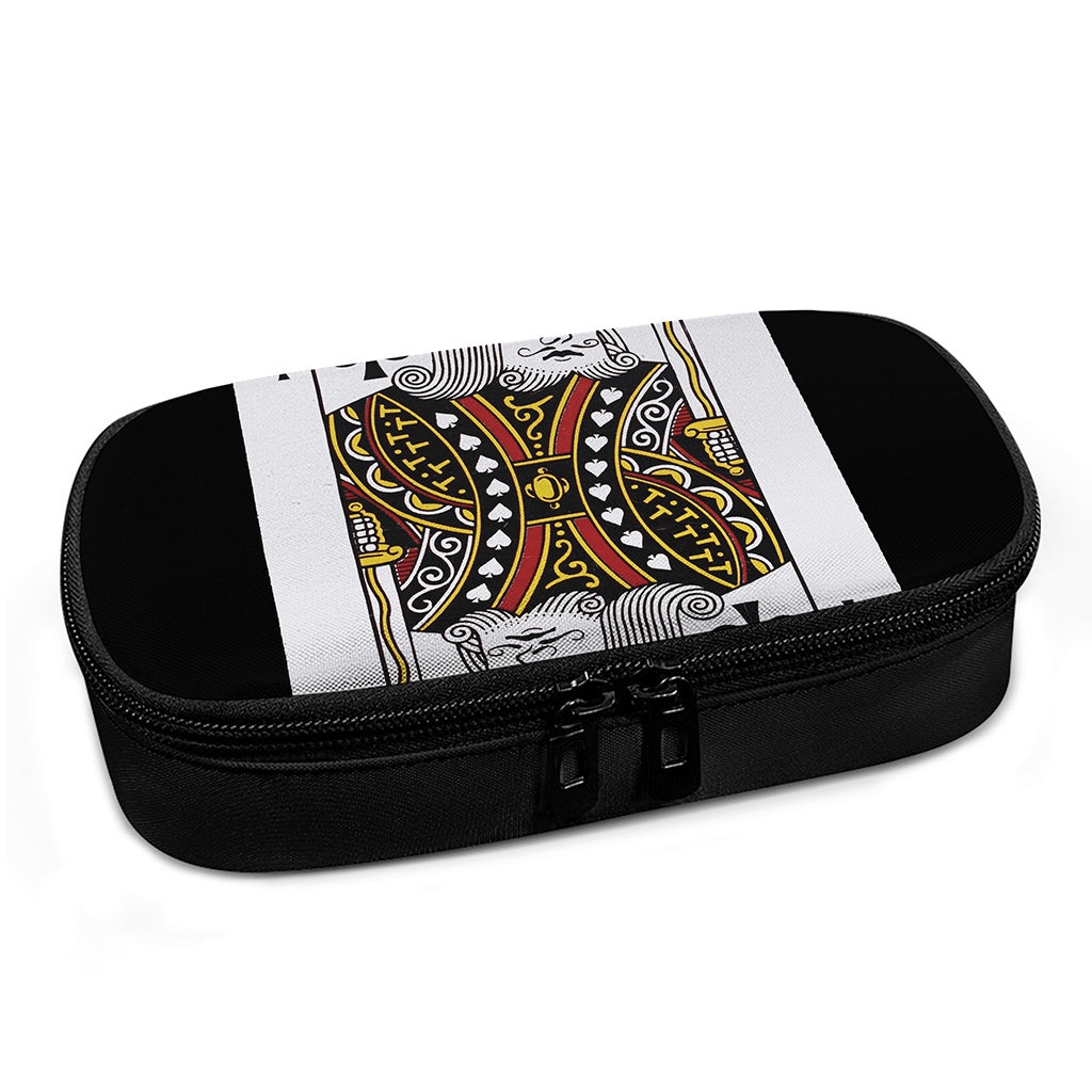 King Of Spades Playing Card Print Insulin Cooler Travel Case
