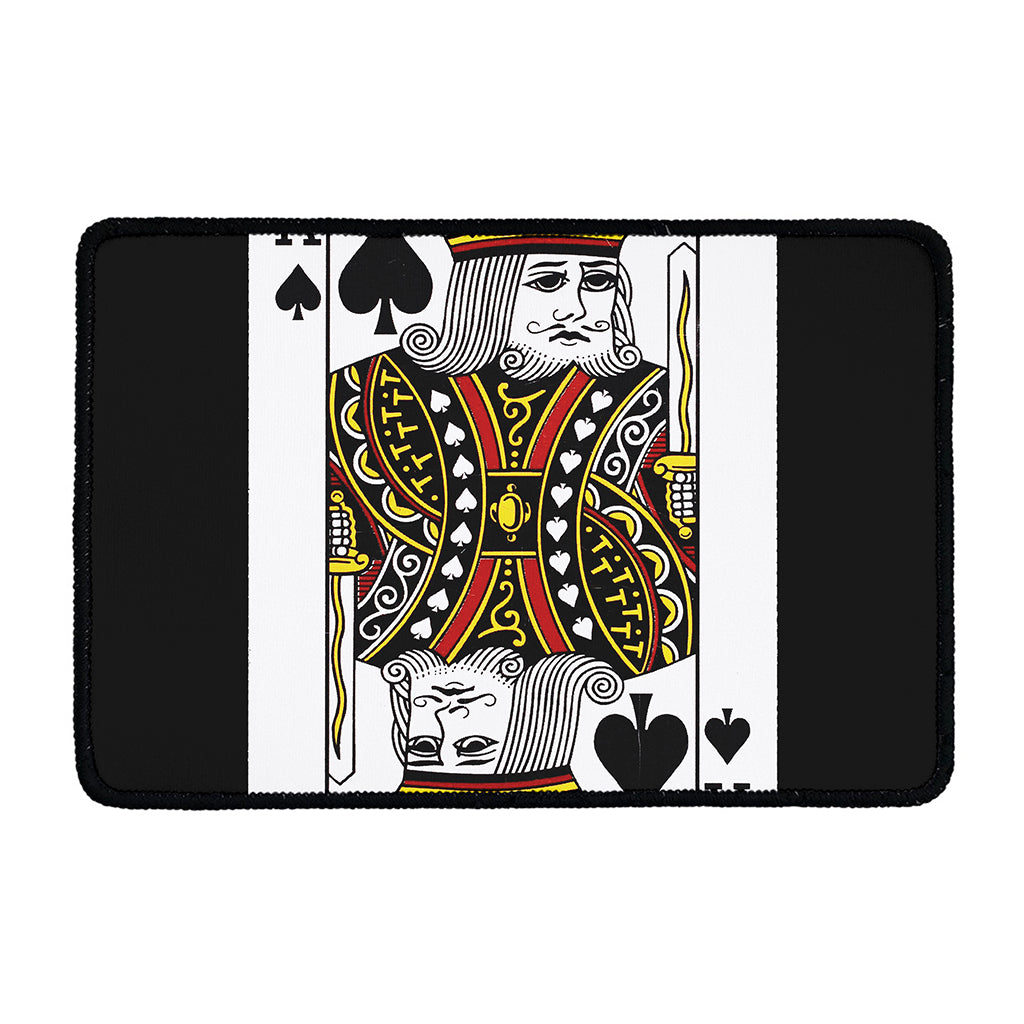 King Of Spades Playing Card Print Kitchen Mat