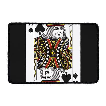 King Of Spades Playing Card Print Kitchen Mat