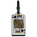 King Of Spades Playing Card Print Luggage Tag