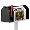 King Of Spades Playing Card Print Mailbox Cover