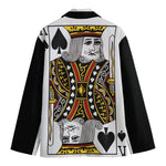 King Of Spades Playing Card Print Men's Blazer