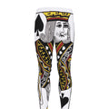 King Of Spades Playing Card Print Men's Leggings