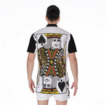 King Of Spades Playing Card Print Men's Rompers