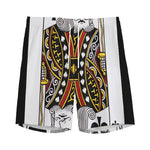 King Of Spades Playing Card Print Men's Sports Shorts
