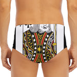 King Of Spades Playing Card Print Men's Triangle Swim Briefs