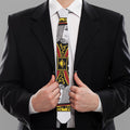 King Of Spades Playing Card Print Necktie