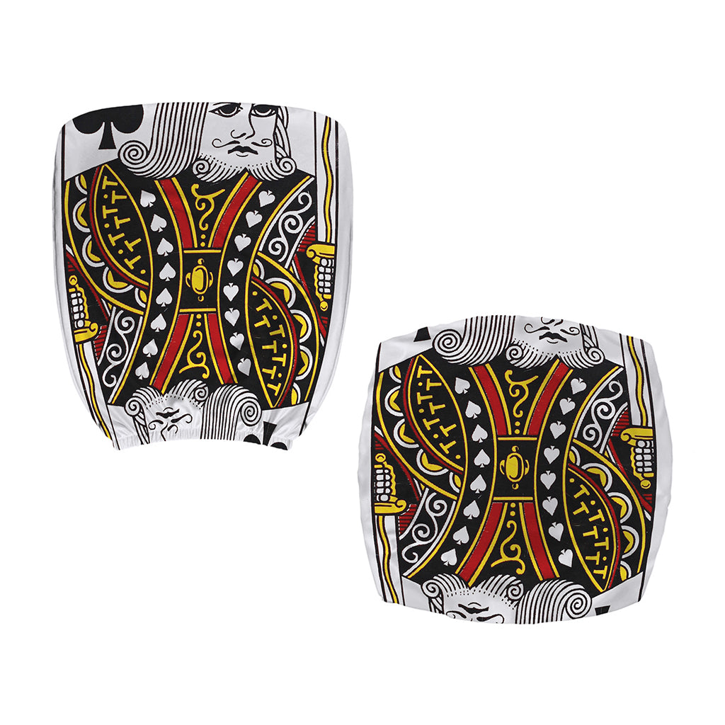 King Of Spades Playing Card Print Office Chair Cover