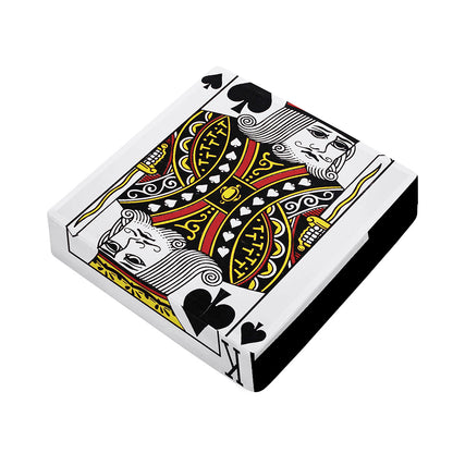King Of Spades Playing Card Print Outdoor Seat Cushion Cover