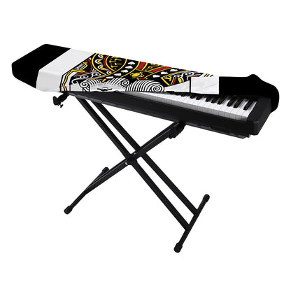 King Of Spades Playing Card Print Piano Keyboard Cover