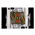 King Of Spades Playing Card Print Placemat