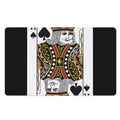 King Of Spades Playing Card Print Polyester Doormat