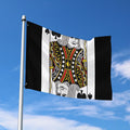 King Of Spades Playing Card Print Polyester Flag