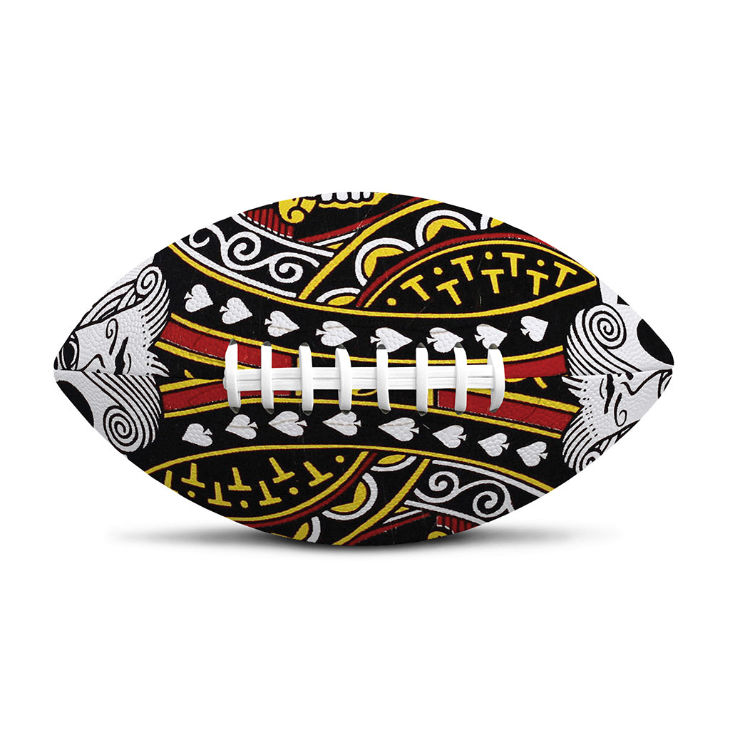 King Of Spades Playing Card Print Rugby Ball
