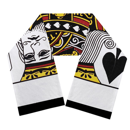 King Of Spades Playing Card Print Scarf