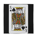 King Of Spades Playing Card Print Silk Bandana