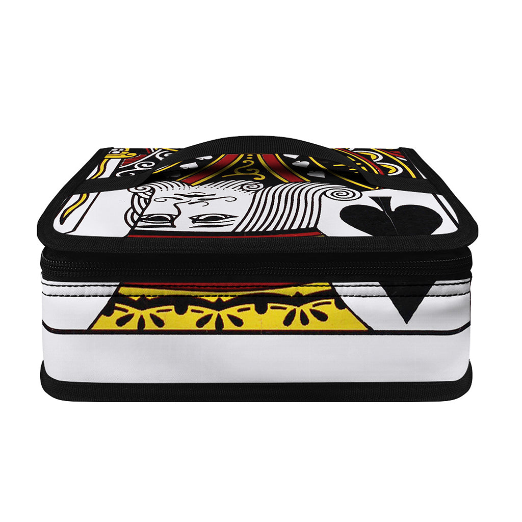 King Of Spades Playing Card Print Small Lunch Bag
