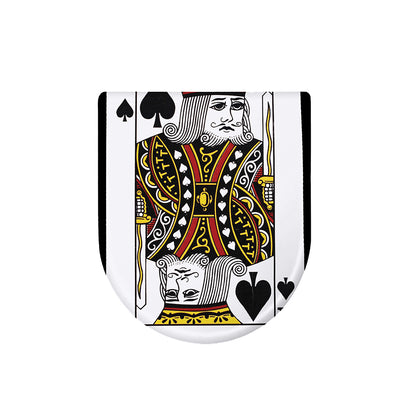 King Of Spades Playing Card Print Toilet Lid Cover