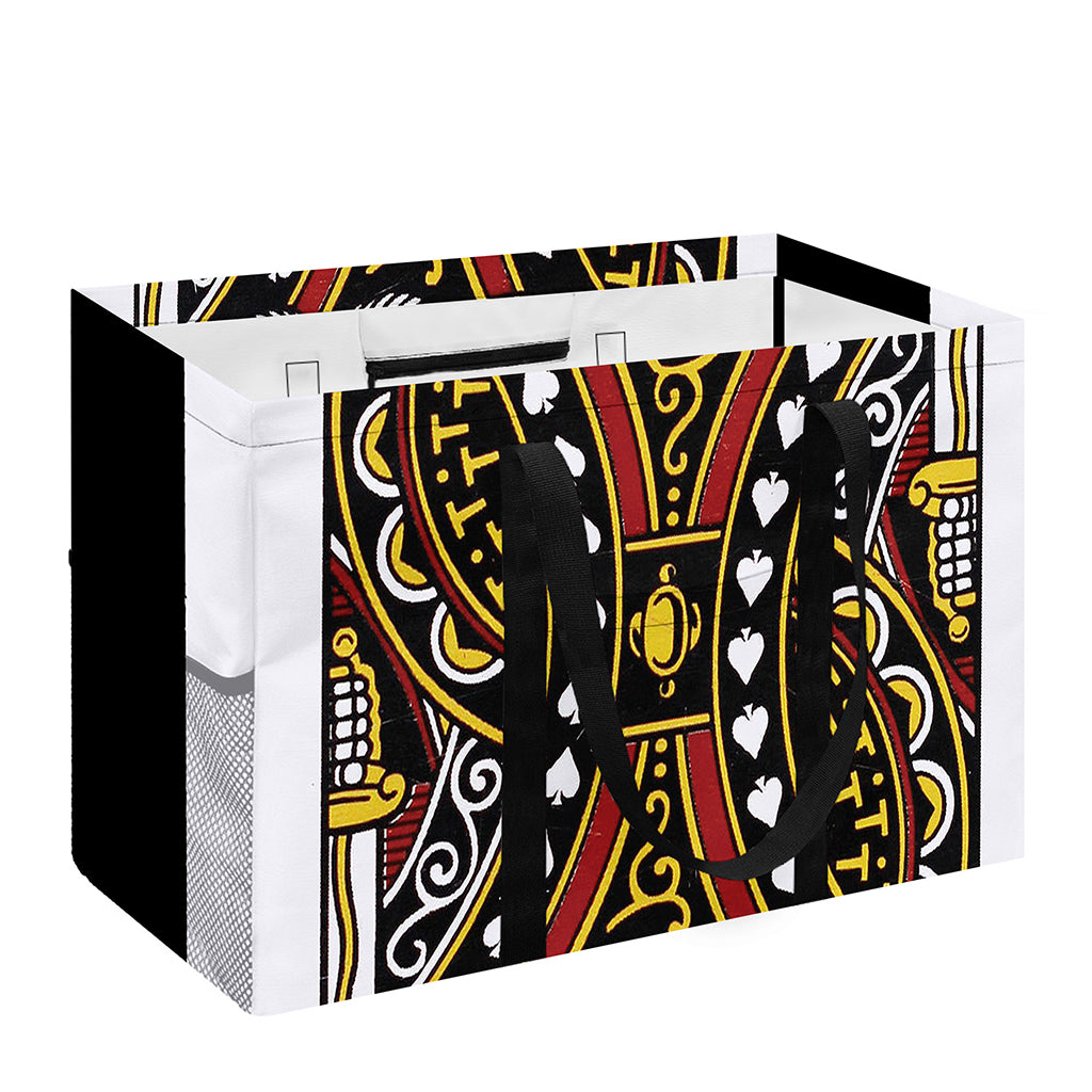 King Of Spades Playing Card Print Utility Tote Bag