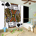 King Of Spades Playing Card Print Wall Sticker