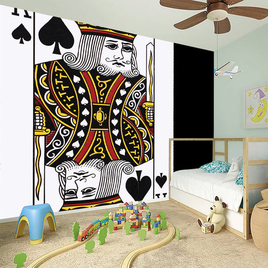 King Of Spades Playing Card Print Wall Sticker