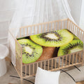 Kiwi 3D Print Baby Crib Sheet