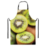 Kiwi 3D Print Bib Apron With Pocket