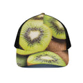 Kiwi 3D Print Black Mesh Trucker Hat