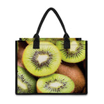 Kiwi 3D Print Canvas Tote Bag