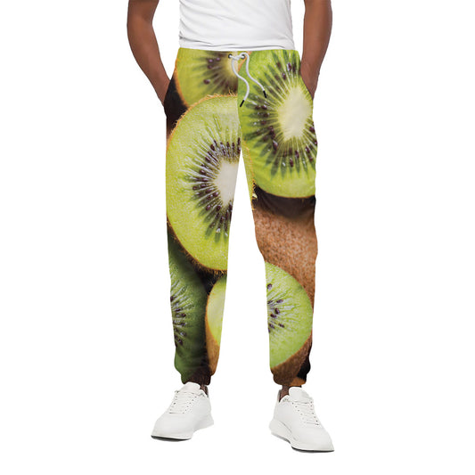 Kiwi 3D Print Cotton Pants