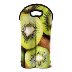 Kiwi 3D Print Double Neoprene Wine Tote