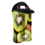 Kiwi 3D Print Double Neoprene Wine Tote
