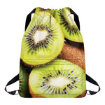 Kiwi 3D Print Drawstring Backpack