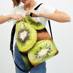 Kiwi 3D Print Drawstring Backpack