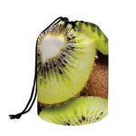 Kiwi 3D Print Drawstring Makeup Bag