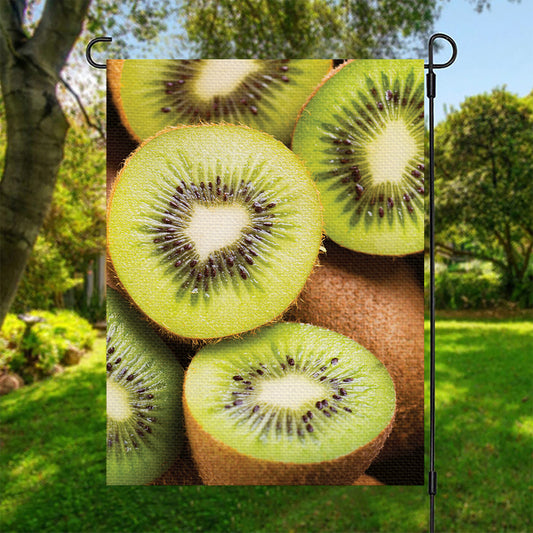 Kiwi 3D Print Garden Flag