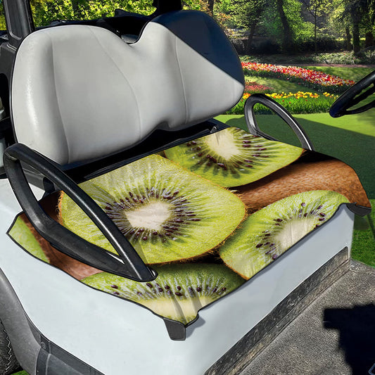 Kiwi 3D Print Golf Cart Seat Cover