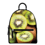 Kiwi 3D Print Leather Backpack