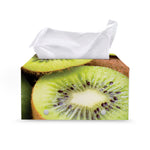 Kiwi 3D Print Leather Tissue Box Cover