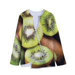 Kiwi 3D Print Long Sleeve Short Coat