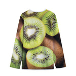 Kiwi 3D Print Long Sleeve Short Coat