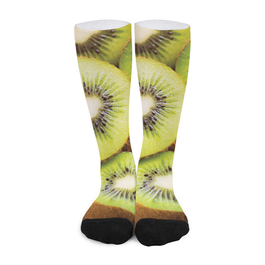 Kiwi 3D Print Long Socks