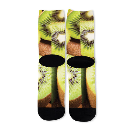Kiwi 3D Print Long Socks