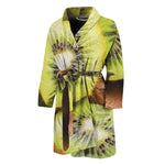 Kiwi 3D Print Men's Bathrobe